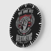 Physiqueモチベーション – 美学 – ステップアップ – Zyzz ラージ壁時計 (傾斜)