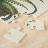 「Phytographia Curiosa」から、Vulgarisアロエヴィエラp ジグソーパズル (側面)