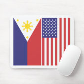 PIおよび米国の旗 マウスパッド (マウス)