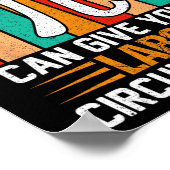 Piが多すぎるた与えめ、大きな円周率 – M ポスター (角)