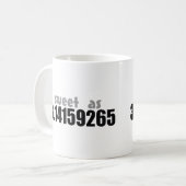 Piとして菓子 コーヒーマグカップ (正面左)