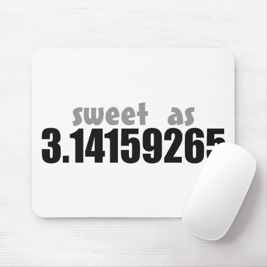 Piとして菓子 マウスパッド (マウス)