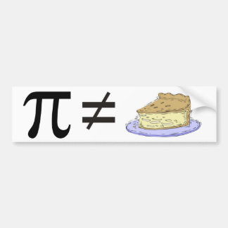 piない等しpi バンパーステッカー