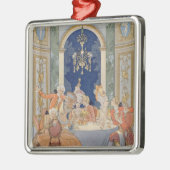 Piによる「Les連絡Dangereuses」のからのイラストレーション メタルオーナメント (左)