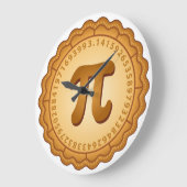 Piに最適な時間 ラージ壁時計 (傾斜)