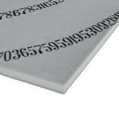 Piのかちりと言う音のためのねじれは灰色色を変えるためにカスタマイズ カッティングボード (角)