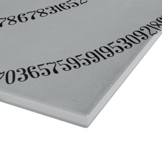 Piのかちりと言う音のためのねじれは灰色色を変えるためにカスタマイズ カッティングボード (角)