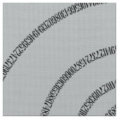 Piのかちりと言う音のための螺線形は変更の灰色色をカスタマイズ ファブリック (クローズアップ)
