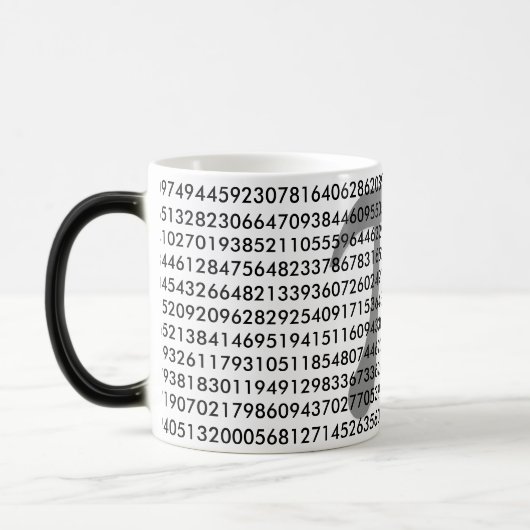 Piのコーヒー・マグを変形させる魔法色 モーフィングマグカップ (左)