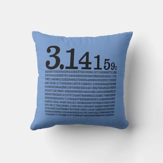 Piのディジット クッション (裏面)