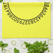 Piの円 キッチンタオル (折り畳み)