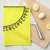 Piの円 キッチンタオル (四つ折り)