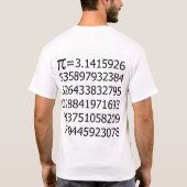 Piの力 Tシャツ (裏面)