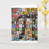 Piの場所 カード (黄色い花)