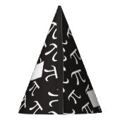 Piの多く – 数学 – ハッピーPi日パーティー帽子 パーティーハット (裏面)