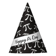 Piの多く – 数学 – ハッピーPi日パーティー帽子