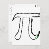 Piの完全な日 ポストカード (正面/裏面)