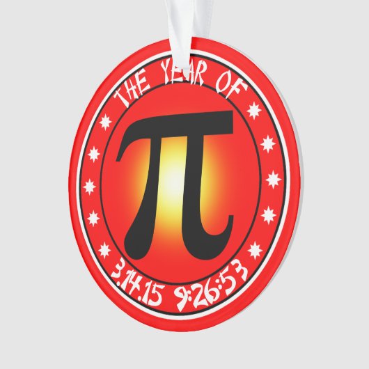 Piの年3/14/15 9:26:53 オーナメント (正面)