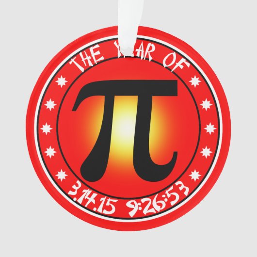 Piの年3/14/15 9:26:53 オーナメント (正面)