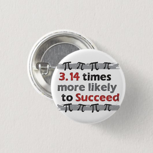 Piの成功 缶バッジ (正面&裏面)