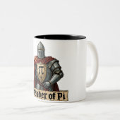 Piの擁護者 ツートーンマグカップ (正面右)
