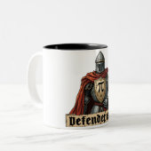 Piの擁護者 ツートーンマグカップ (正面左)