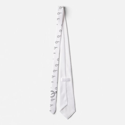 Piの数学定義 ネクタイ (裏面)