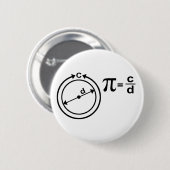 Piの数学定義 缶バッジ (正面&裏面)