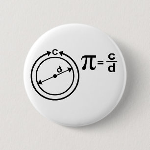 Piの数学定義 缶バッジ