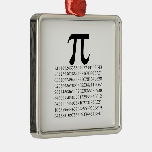 piの数学 メタルオーナメント (右)