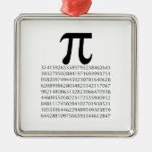 piの数学 メタルオーナメント (正面)