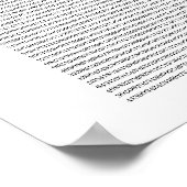 Piの最初の100,000桁 ポスター (角)