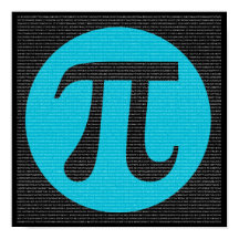 Piの最初の10,000桁、黒は青