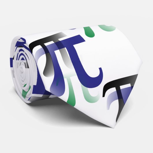 Piの記号の数学のタイ ネクタイ (ロール)
