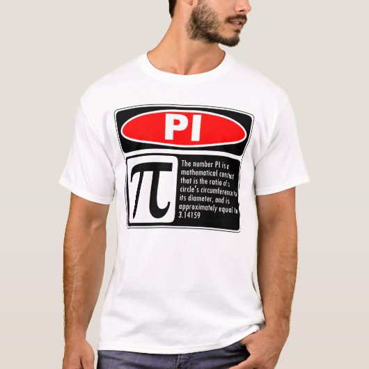 Piの説明 Tシャツ (正面)
