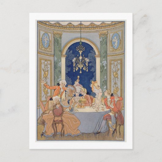 Piの「レリエゾンズダンジェリーズ」からのイラストレーション ポストカード (正面)