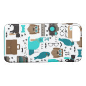 PiのiPhone 7の6/S場合の部分 Case-Mate iPhoneケース (裏面(横))