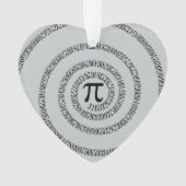 PiのsPIralのグレークリックの色を変更カスタマイズする オーナメント (正面)