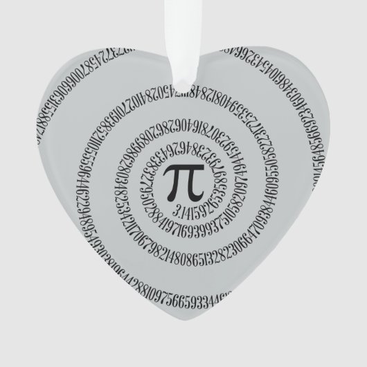 PiのsPIralのグレークリックの色を変更カスタマイズする オーナメント (正面)