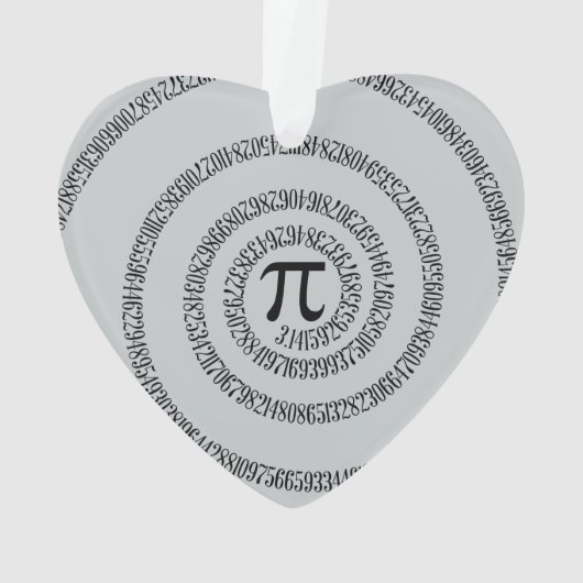 PiのsPIralのグレークリックの色を変更カスタマイズする オーナメント (裏面)