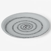 PiのsPIralのグレークリックの色を変更カスタマイズする ペーパープレート (アングル)