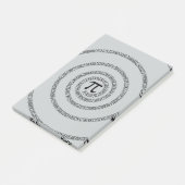 PiのsPIralクリック変更カスタマイズグレイDecor ポストイット (アングル)