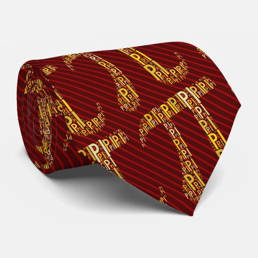 Piはデザインの文字の記号|のおたくをタイプしました ネクタイ (ロール)