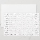 Piは3.14 Pi日を祝います 便箋 (正面/裏面)