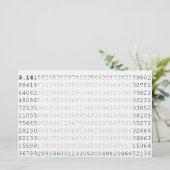 Piは3.14 Pi日を祝います 便箋 (スタンド正面)