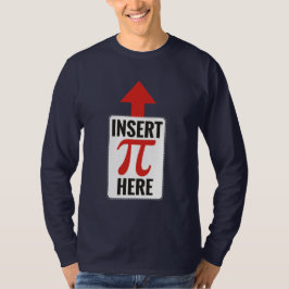Piをここに挿入して下さい Tシャツ