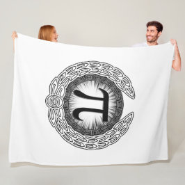 PIエンブレム フリースブランケット