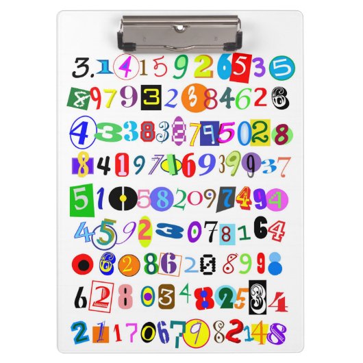 Piカラフルとおもしろいの描写 クリップボード (正面)