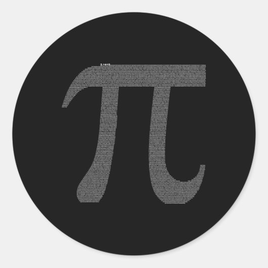 Piキャラクター10 ラウンドシール (正面)