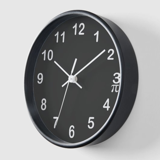 Piクロック 壁時計 (傾斜)